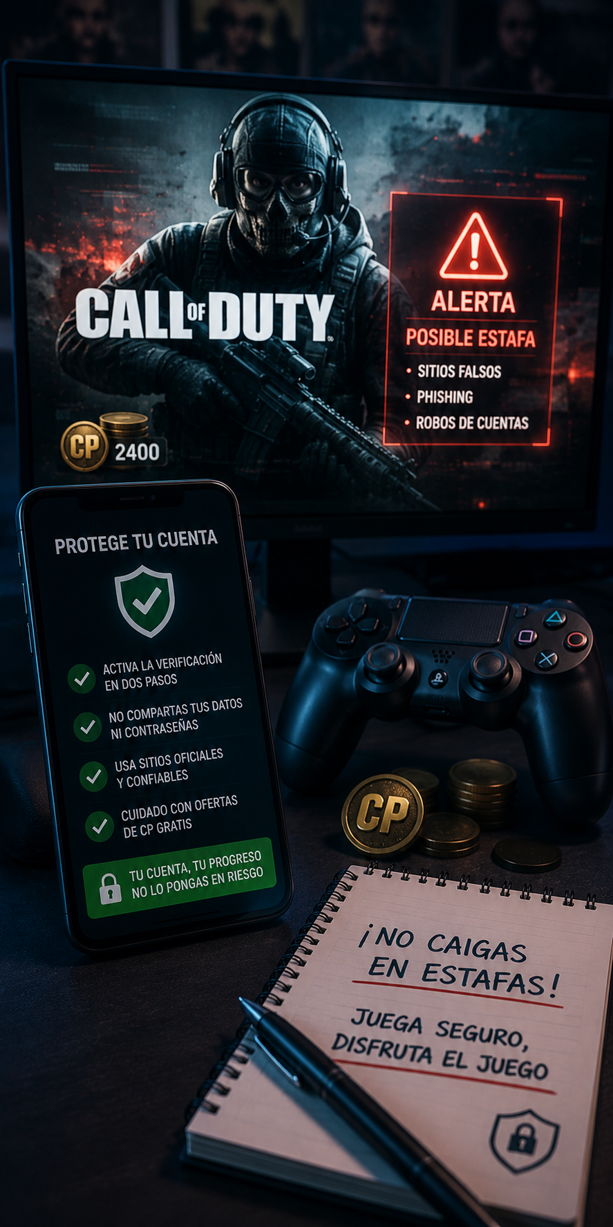 Estafas en Call of Duty