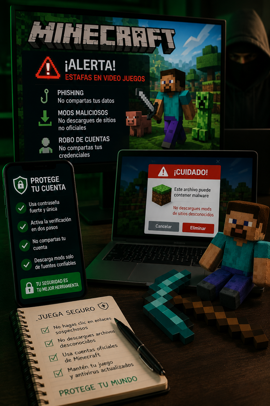 Estafas en Minecraft