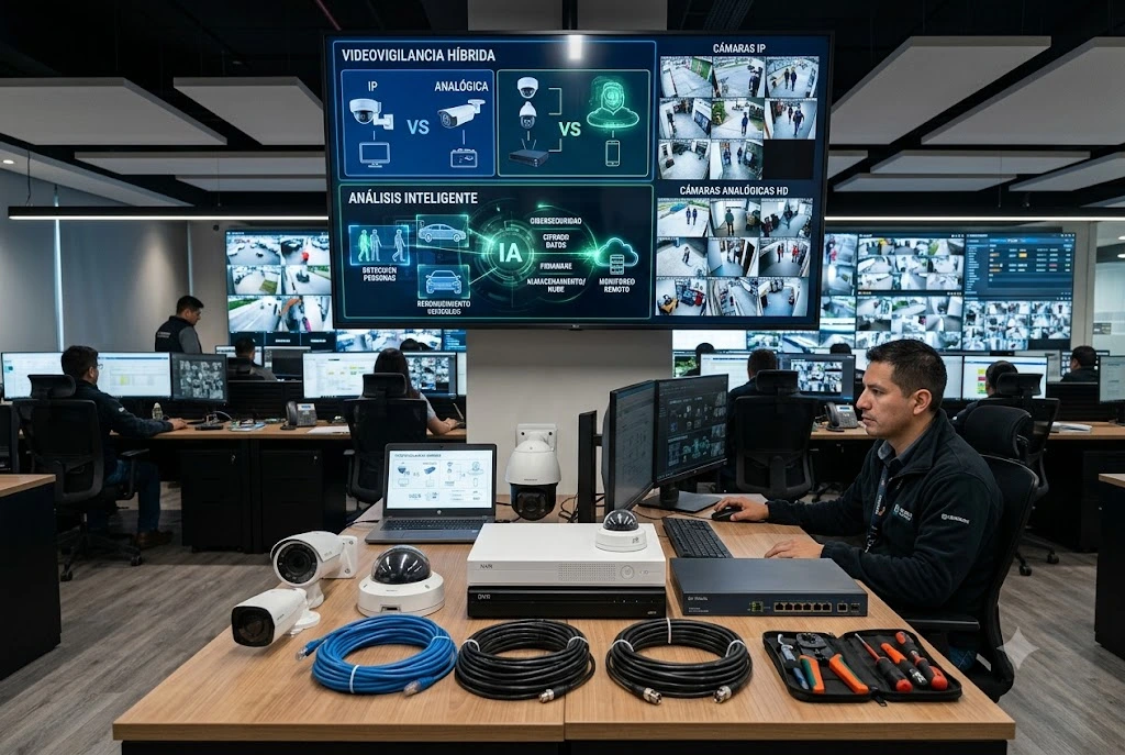 Cámaras IP vs cámaras analógicas