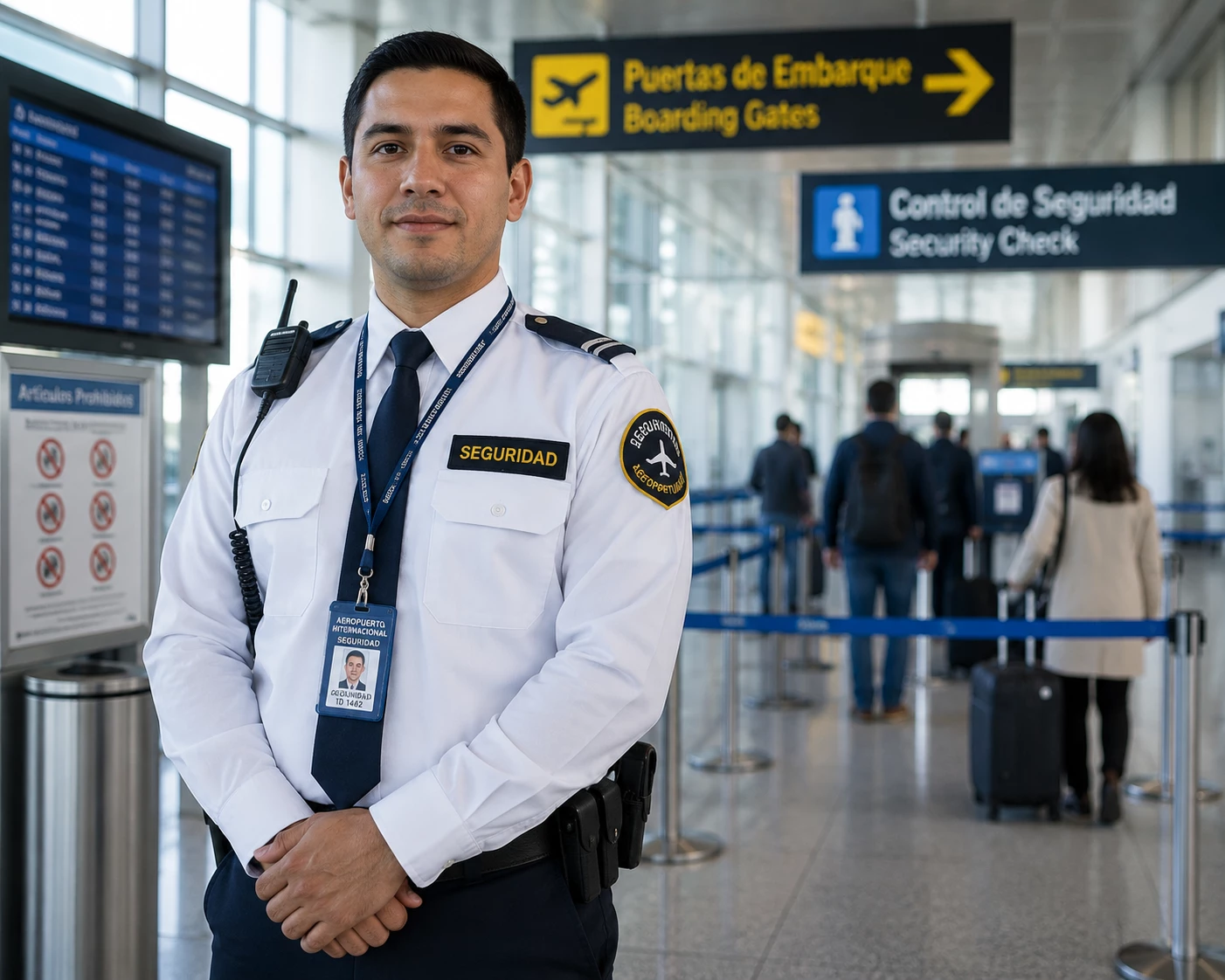 Guardias de seguridad para aeropuertos y transporte aereo