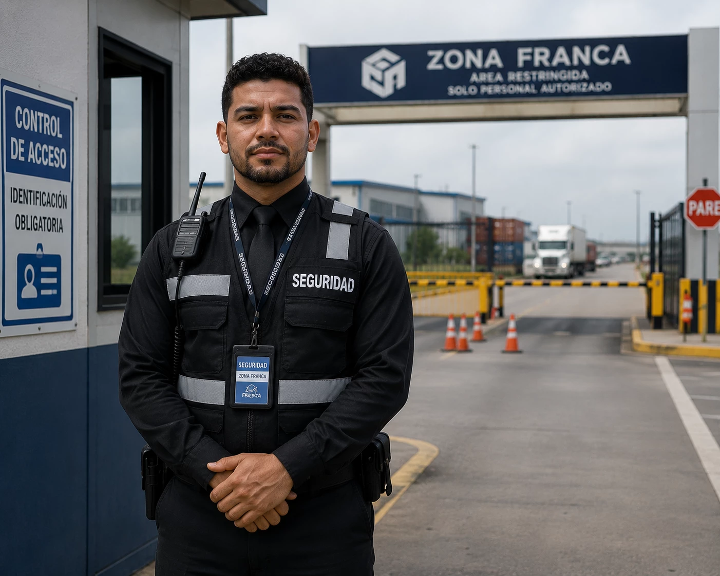 Guardias de seguridad para zonas francas y parques industriales
