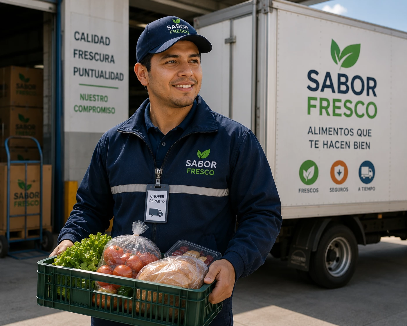 Choferes de reparto para empresas de alimentos